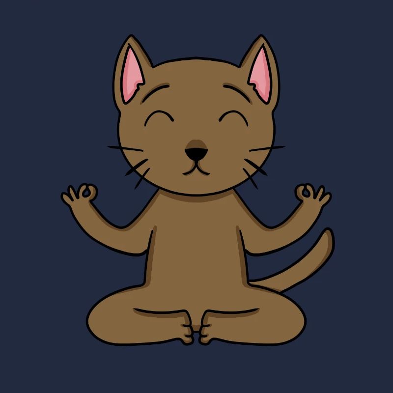 Chat de yoga Propriétaire de chat Abyssinian Cat