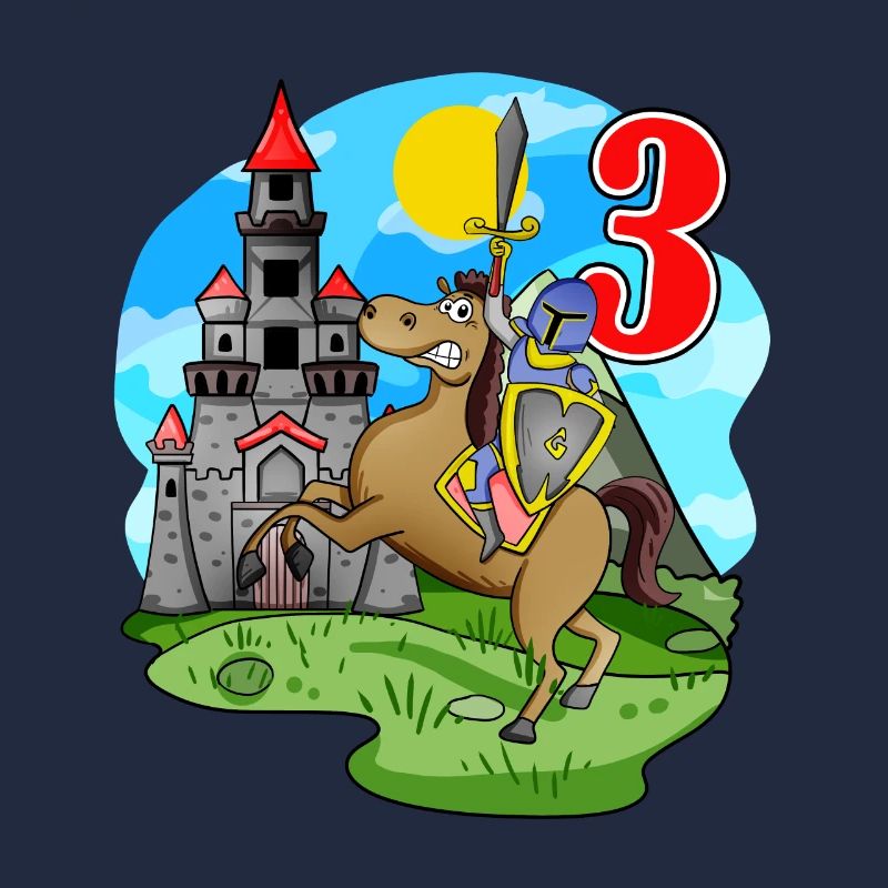 Ritter Geburtstag 3 Jahre Junge Geschenk