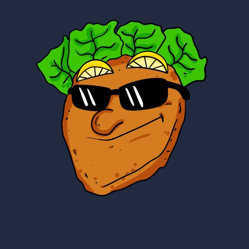 Cooles Schnitzel mit Sonnenbrille
