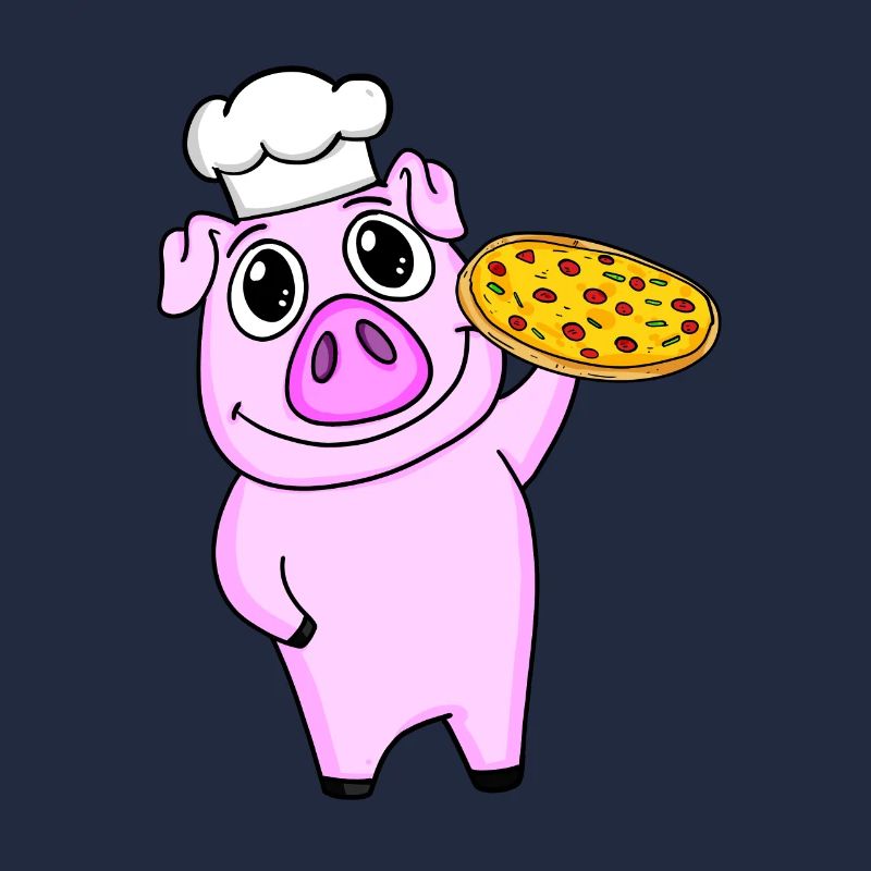 Pizza Maker Pizza Chef Pork Italian
