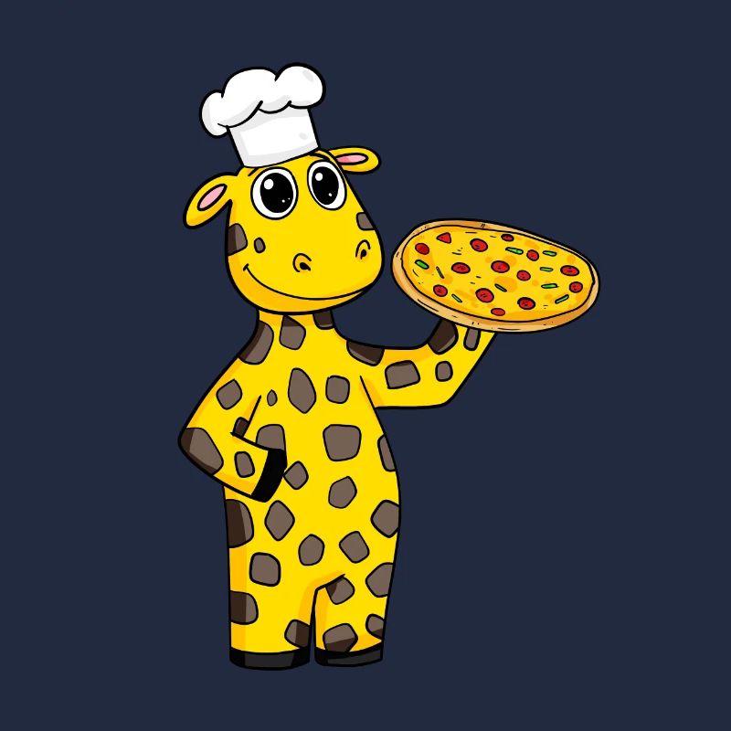Pizza Maker Pizza Chef Girafe Italienne