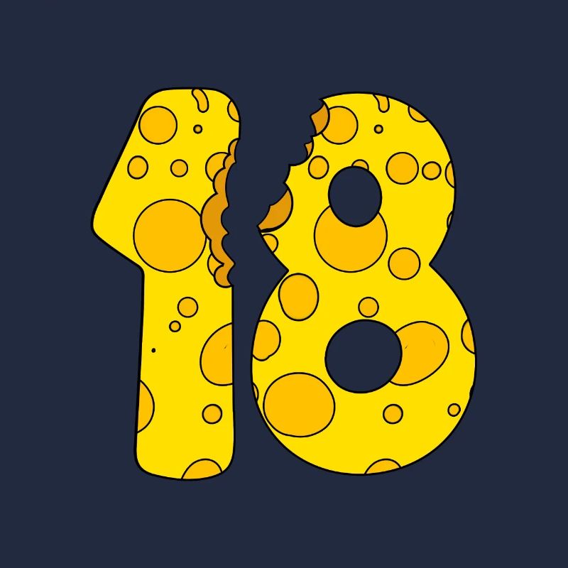 18 Jahre alt Käse - 18. Geburtstag Geschenk