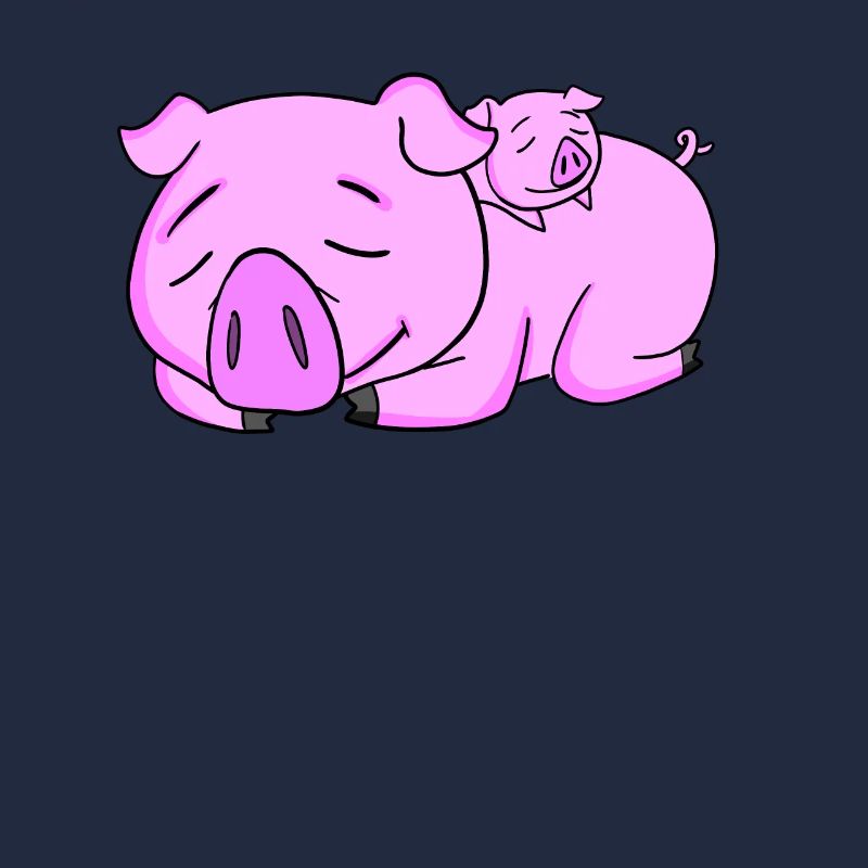 Pig with baby pig