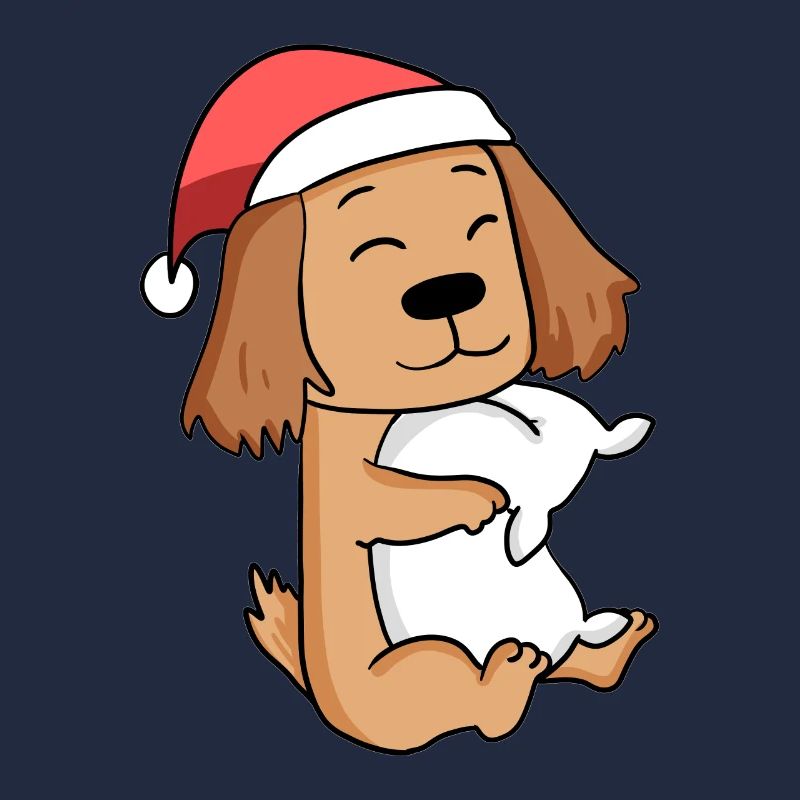 Deutsch Cocker Spaniel Chien Noël Sommeil
