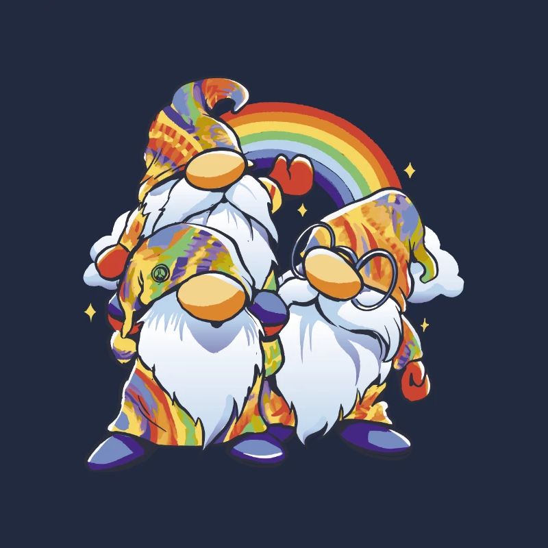 Duo Gnome Arc-en-ciel