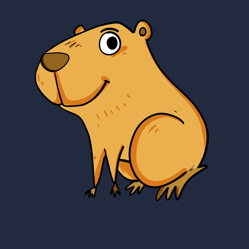 Capybara capybara motif