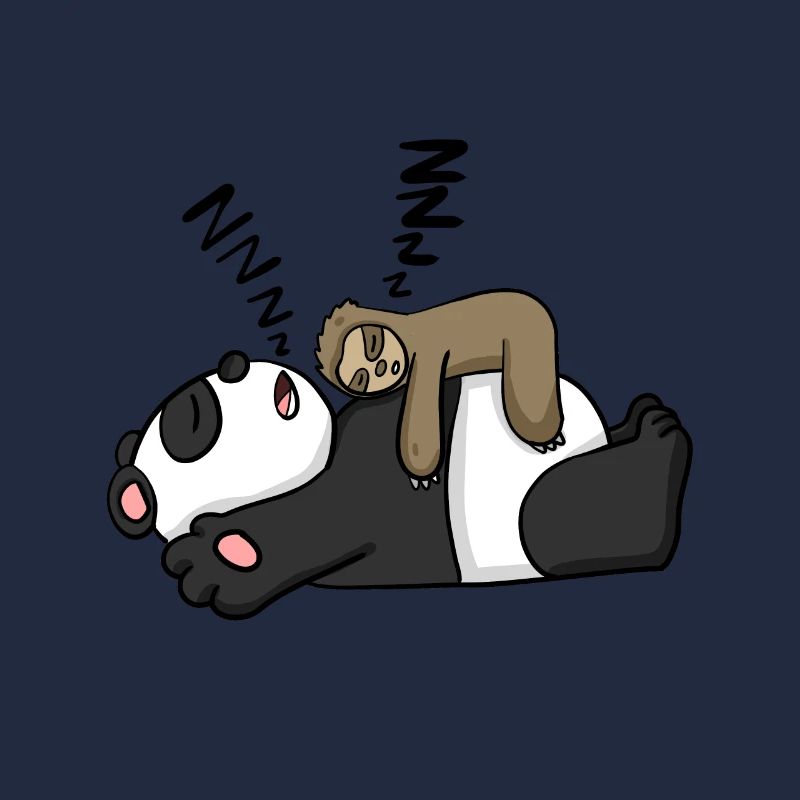 Faultier und Panda