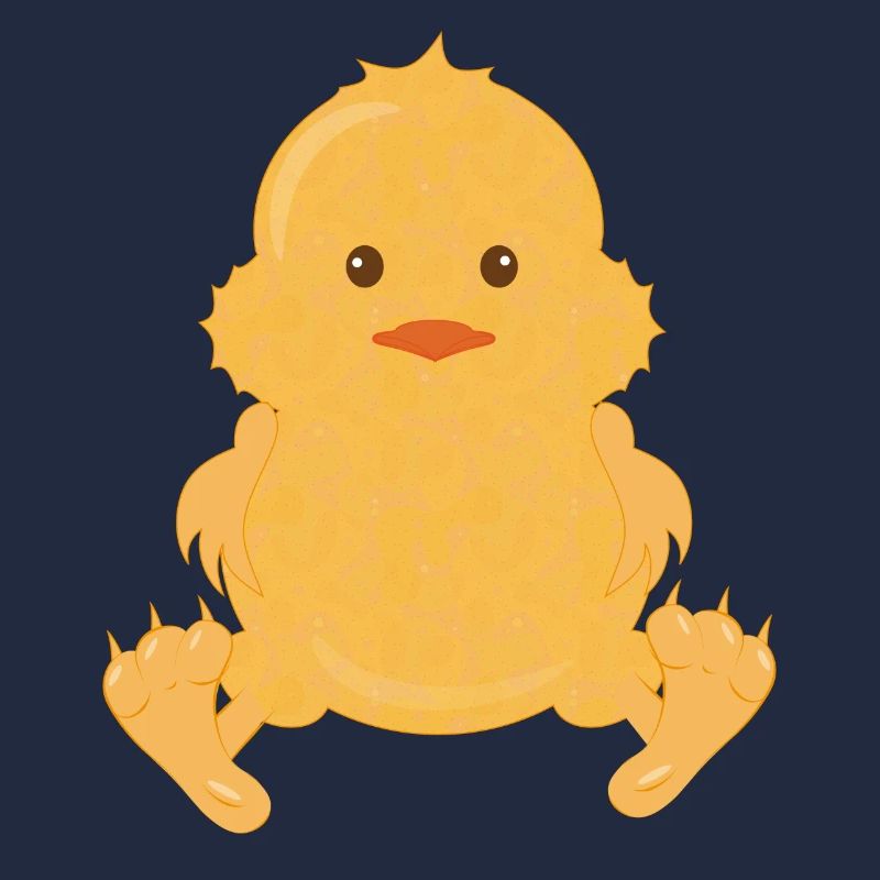 Oh comme c’est doux! Un poussin nouvellement éclos