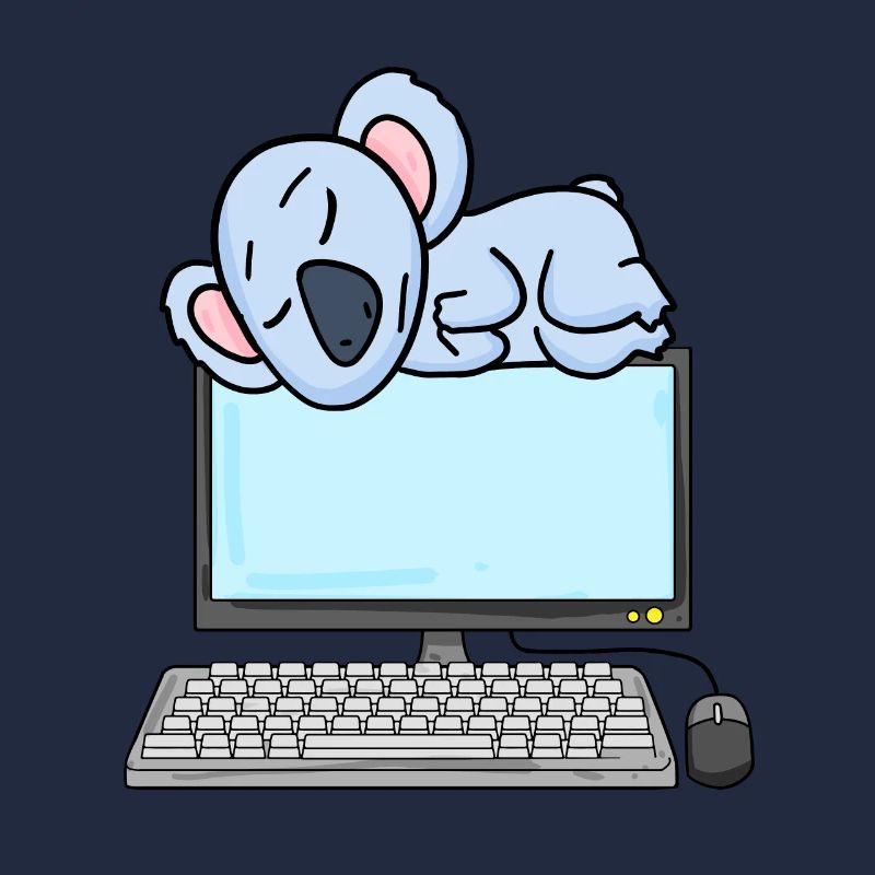 Koala Computer Nerd Programmer Gift