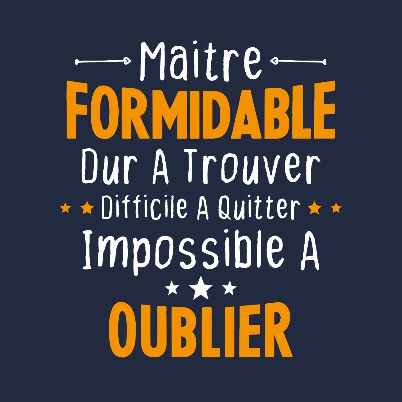 Maître Formidable Idée Cadeau Maître D'école