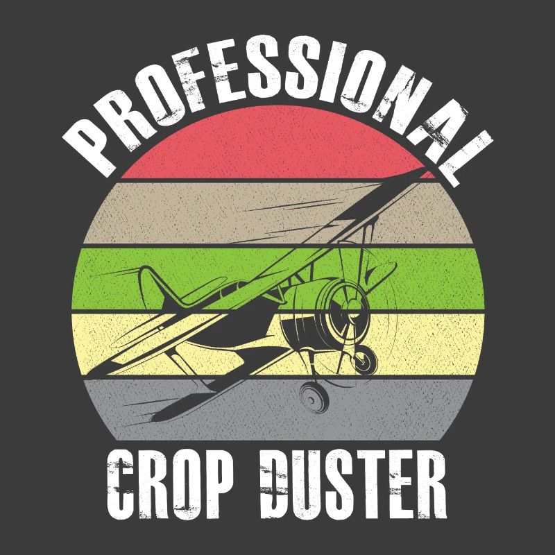 Crop Dusting in Progress Crop Dusting Duster Plane