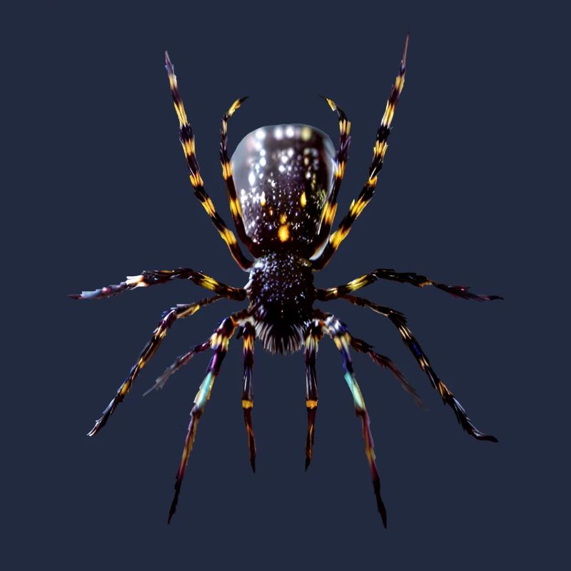 Tarentule Araignée Tarentule à genoux rouges