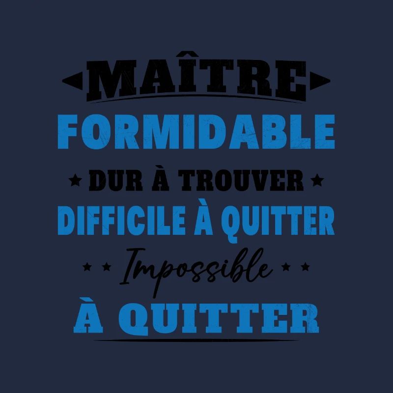 Maître formidable idée cadeau maître d'école