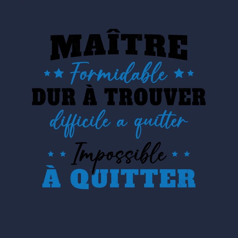 Maître formidable idée cadeau maître d'école