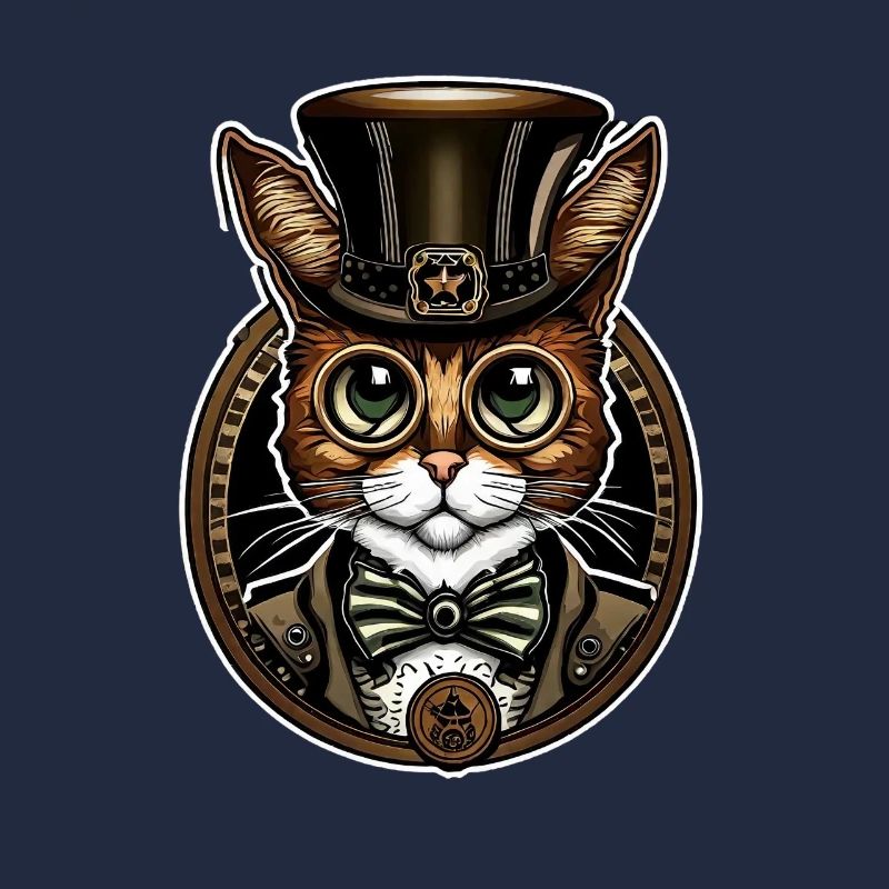 Steampunk Cat 02