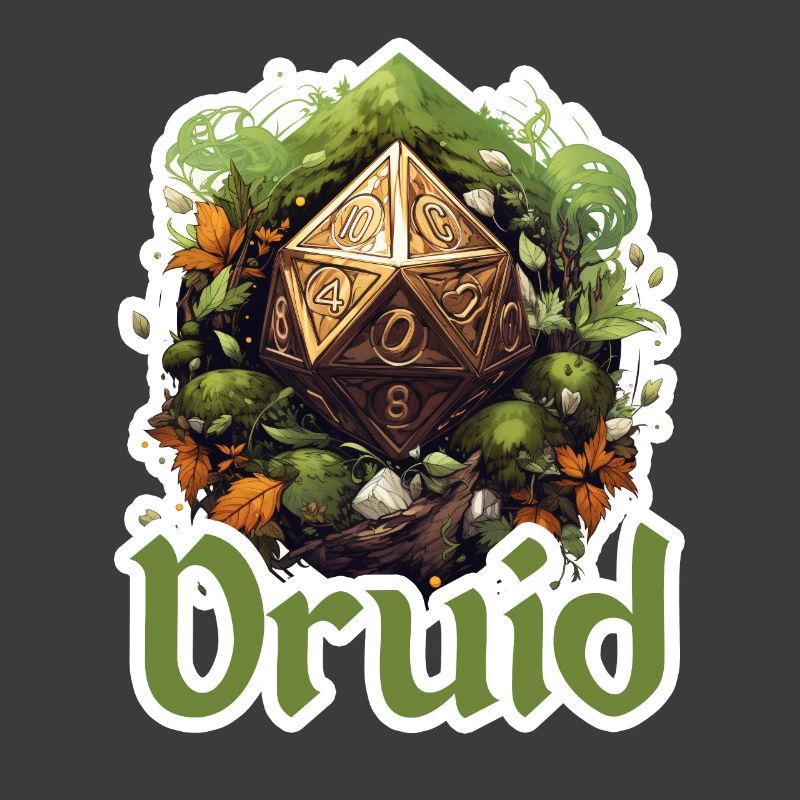 Druide mit W20 – Fantasy RPG Design