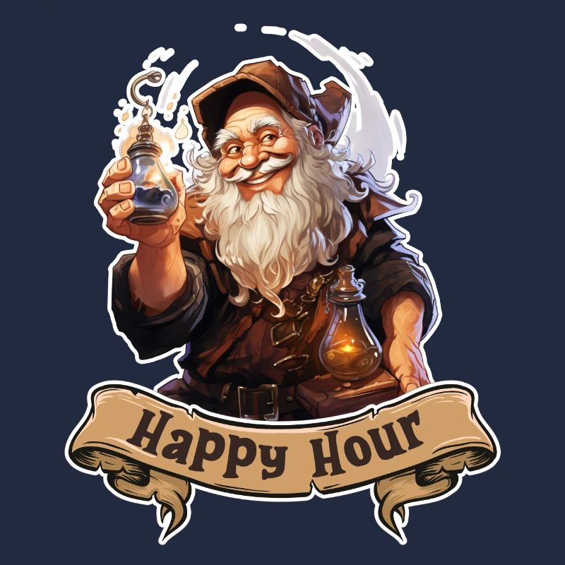 Happy Hour Dwarf avec jeu de rôle de potion magique