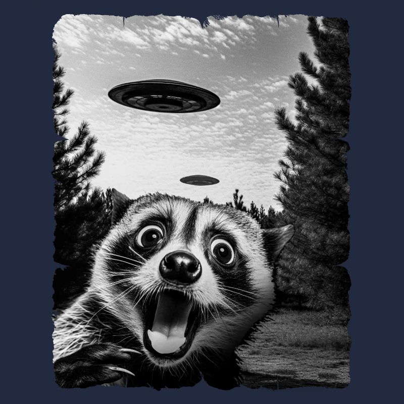 Waschbär Auserirdisch Invasion Uap Weirdcore