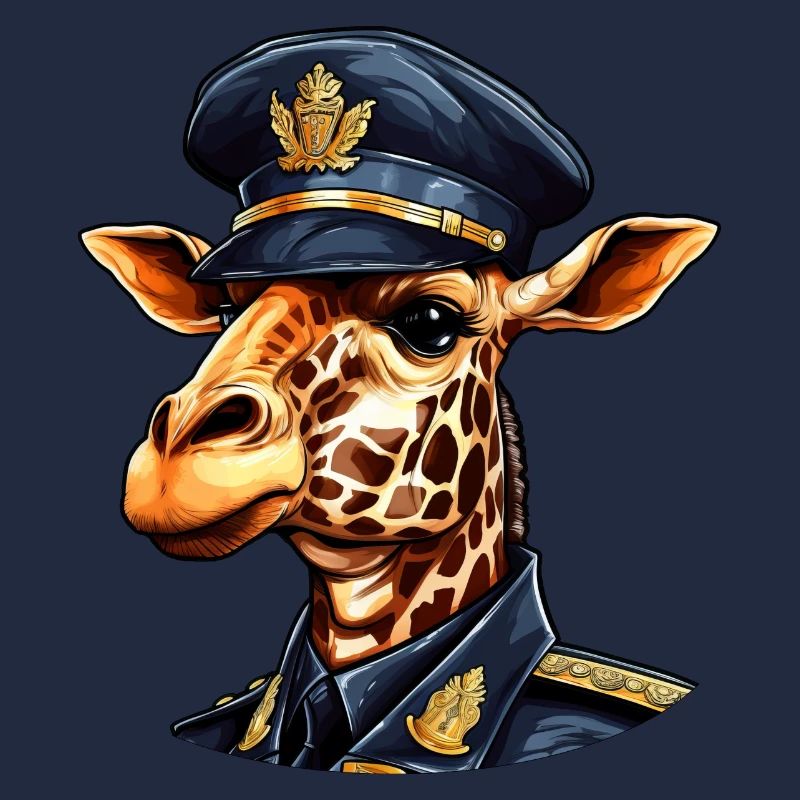 Giraffe Policeman