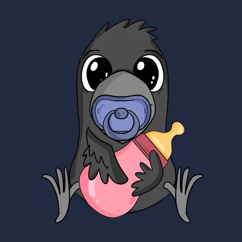 Bébé corbeau
