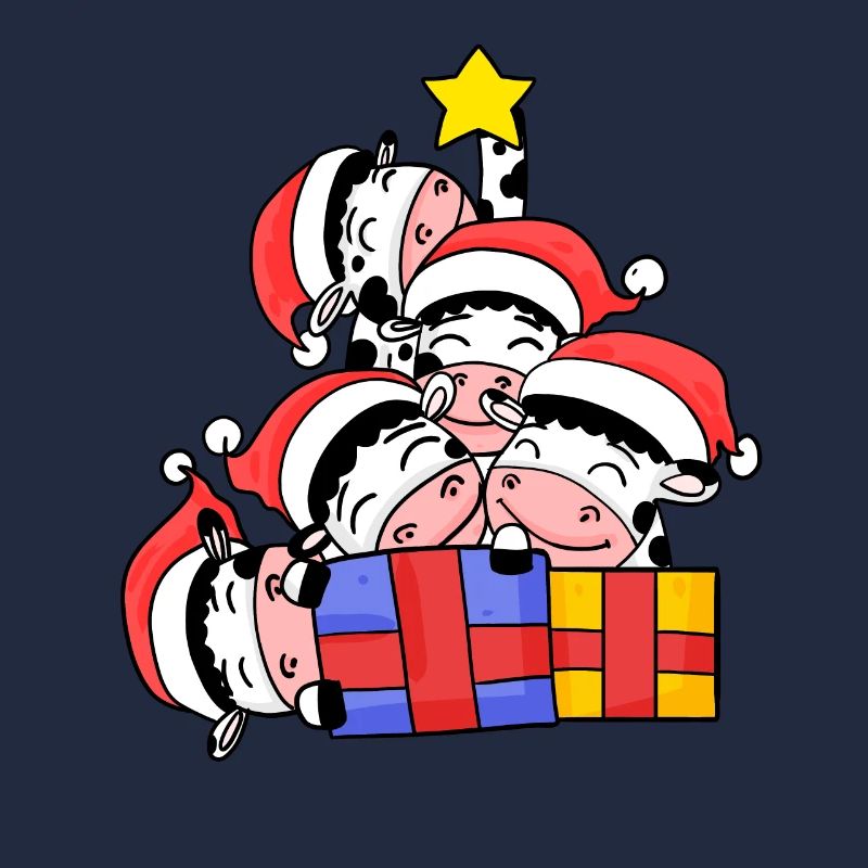 Kuh Baum Weihnachten Weihnachtsbaum