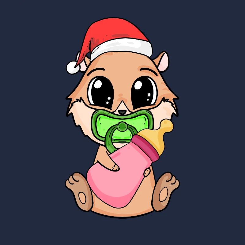 Cochon d’Inde Bébé Cochon d’Inde de Noël