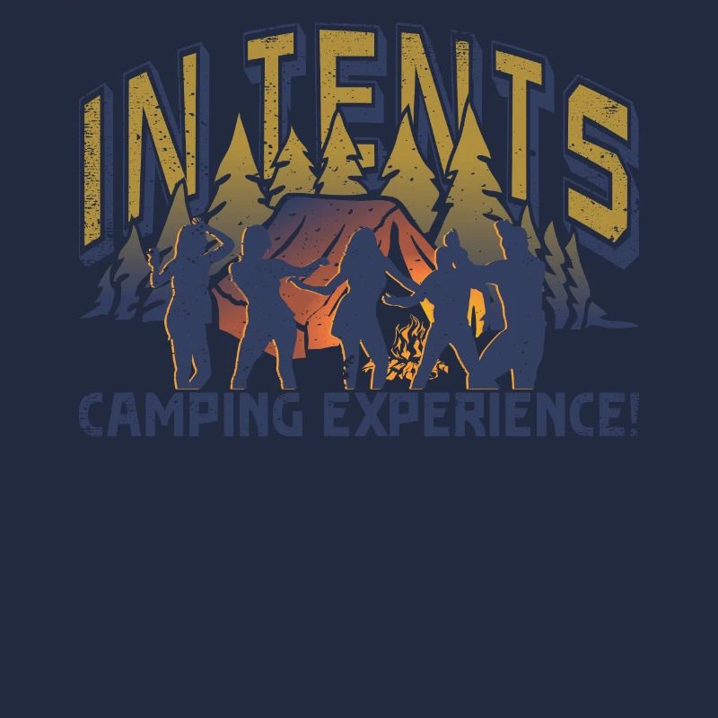 In tents camping experience!