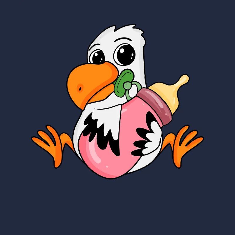 Motif de mouette bébé