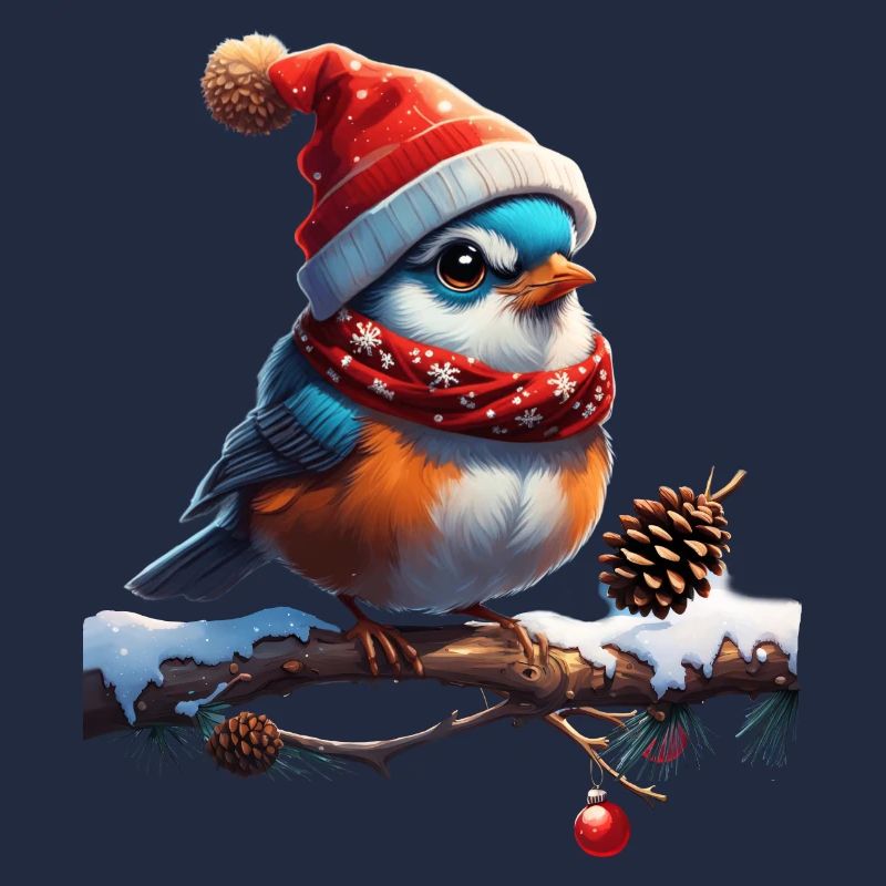 Sweet, small and friendly Christmas bird