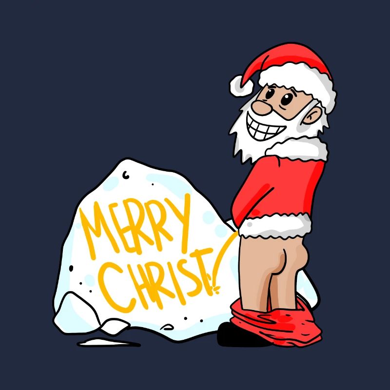 Weihnachtsmann lustig