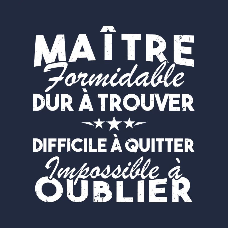 Maître formidable, Cadeau Maître école