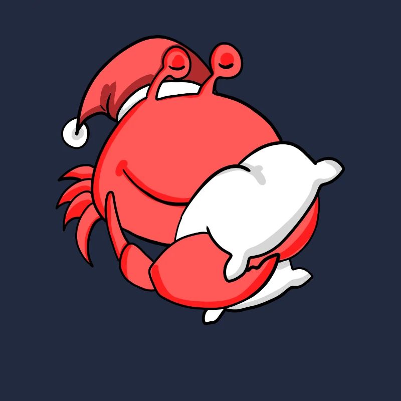 Crabe Mignon Fatigué Noël