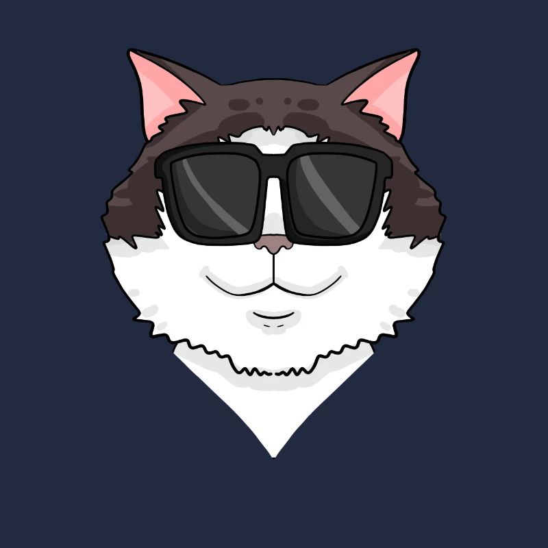 Chat Ragdoll avec Lunettes - Cool Cat