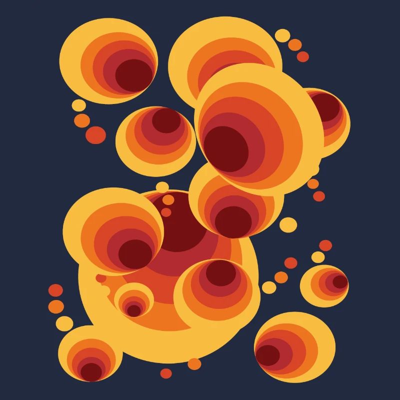 Abstract Gradient Polka Dots