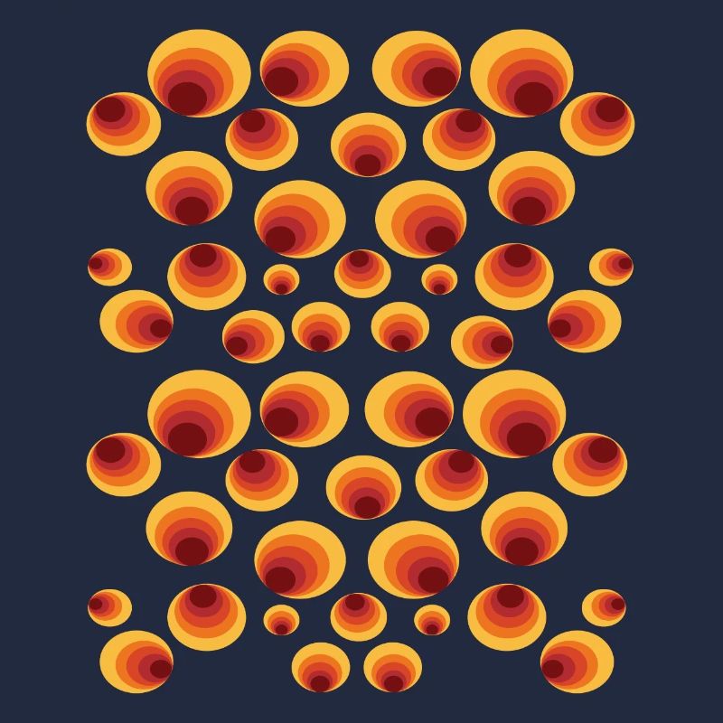 50 ' s 60 ' s Polka Dot Circle Style Pattern