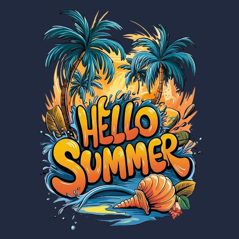 Sommer Tropical Vibe Print