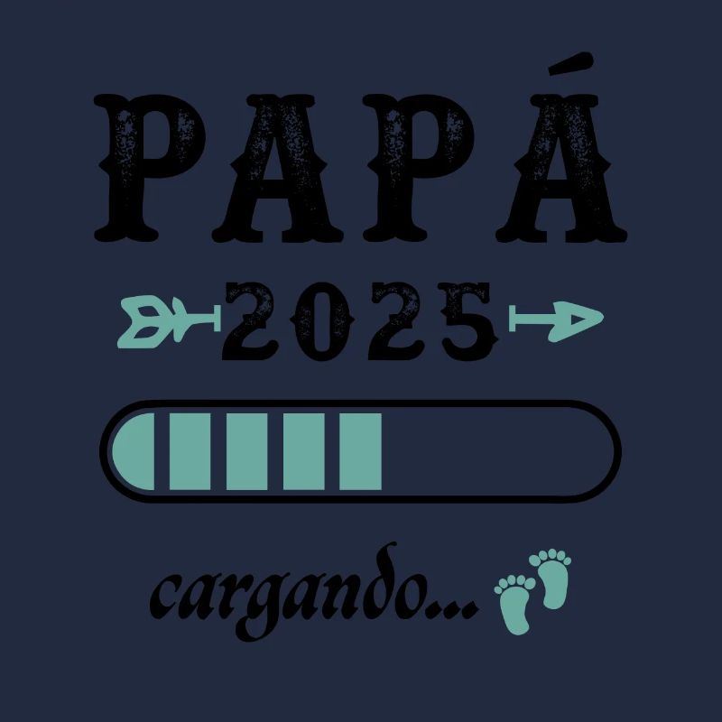 Papa 2025 Loading Geschenk Zukunft Vater