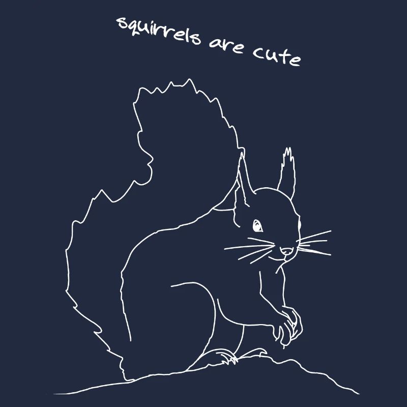 Lineart écureuil