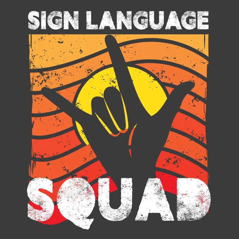 sign language squad Design for a sign language