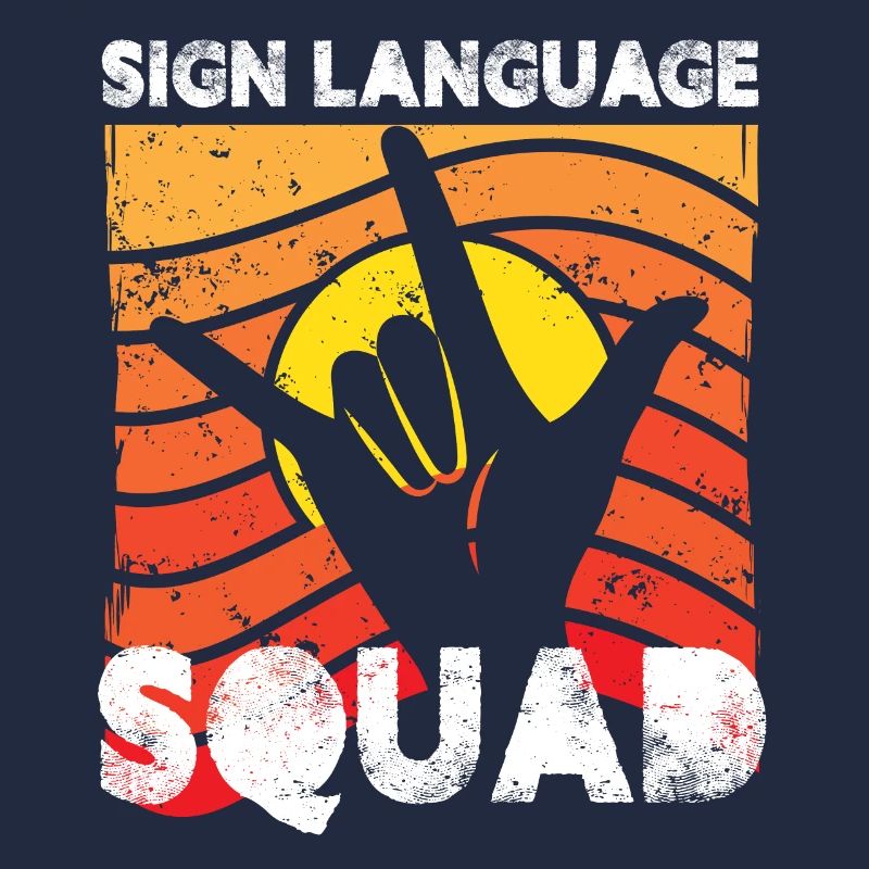 sign language squad Design for a sign language
