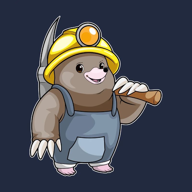 Mole Miner Pickaxe Mining