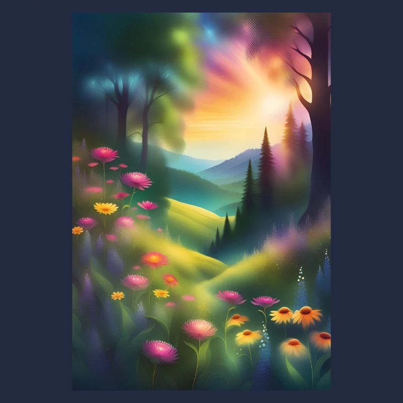Wunderbares Waldgrafikdesign