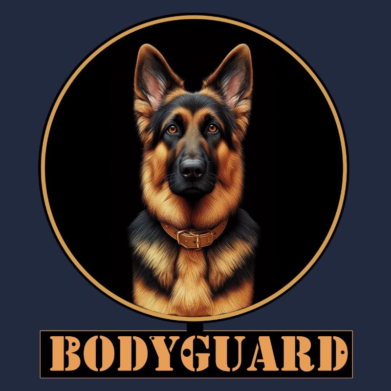 Bodyguard Schäferhund Portrait