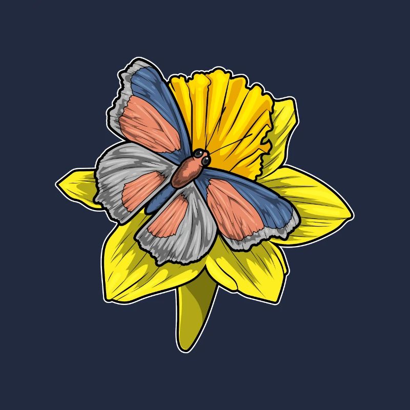 Jonquille papillon