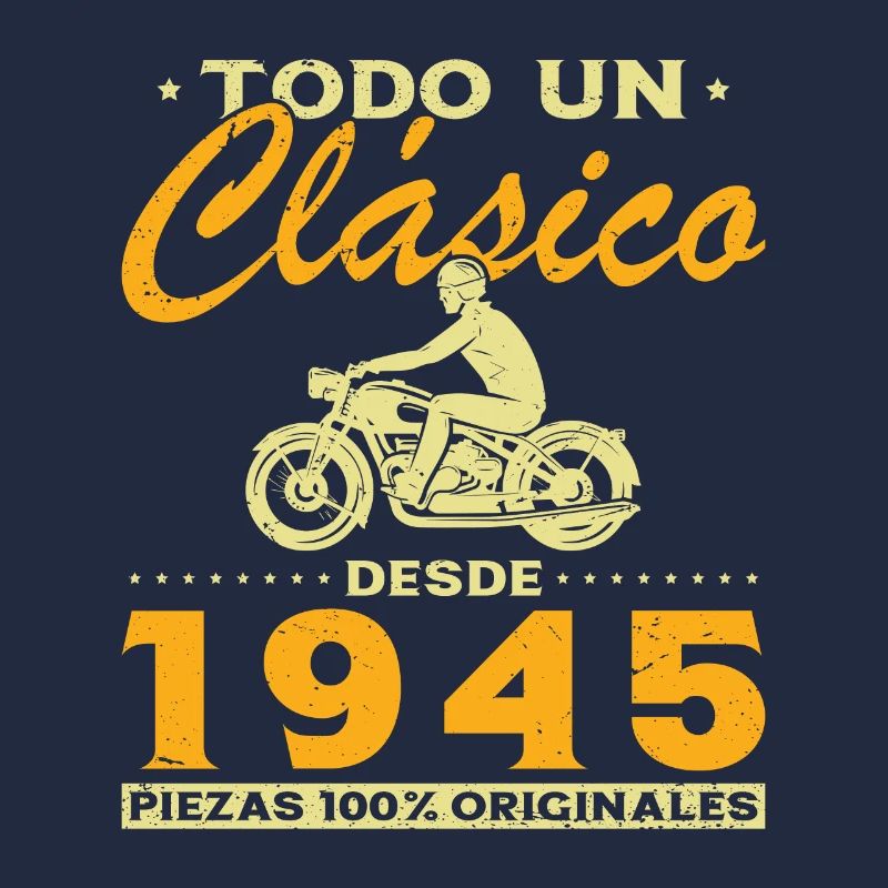 Biker Ein Klassiker, der 1945 geboren wurde
