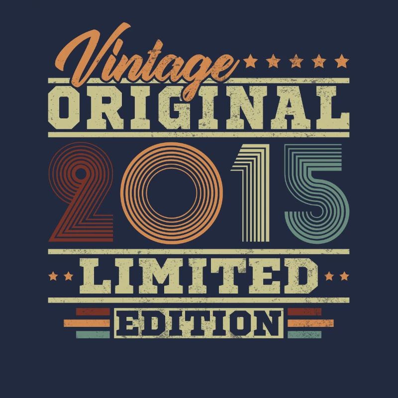Original 2015 Vintage Retro Anniversary Gift