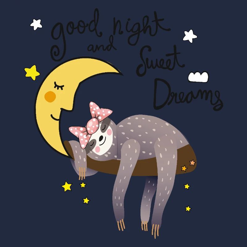 Sloth with Moon