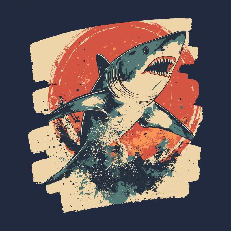 Requin rétro