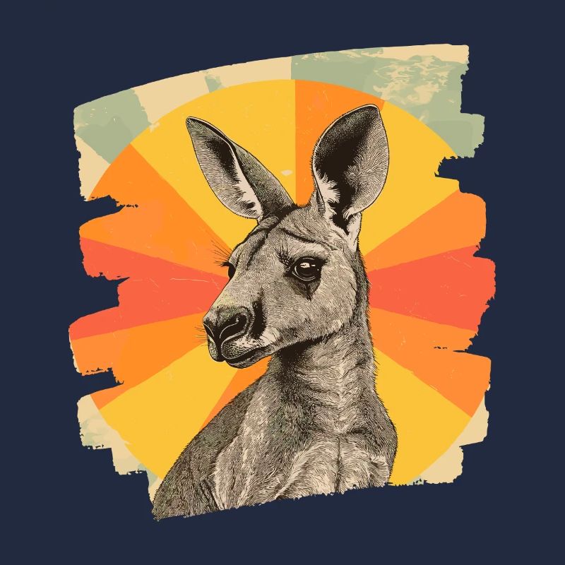 Kangourou rétro