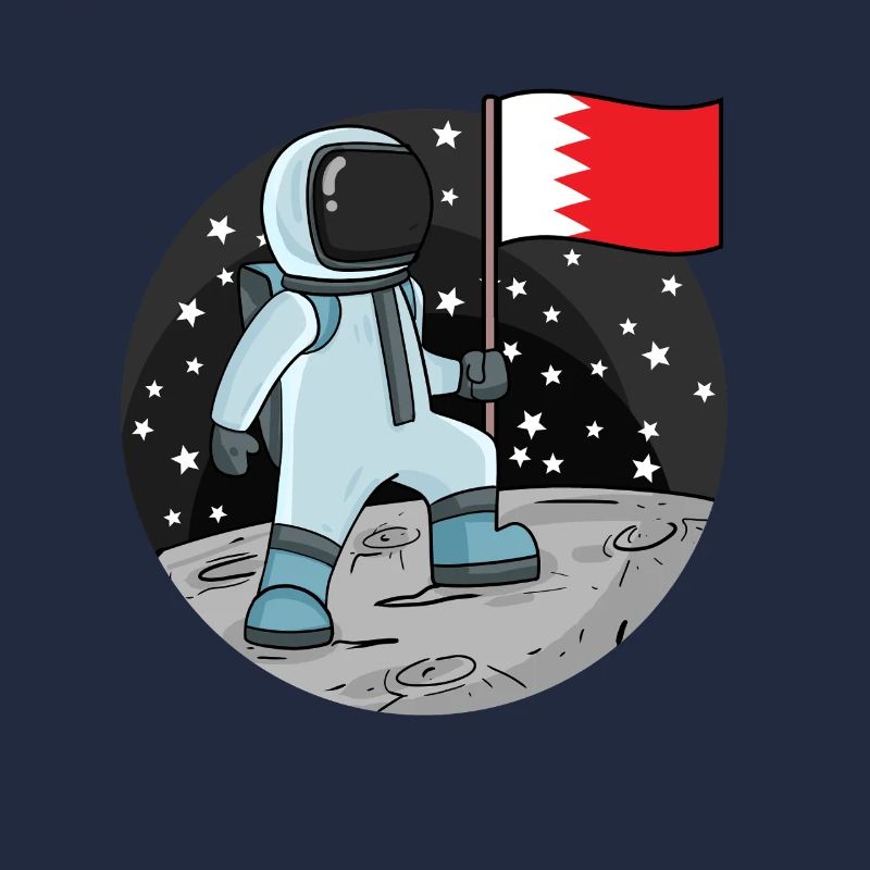 Astronaut Fahne Bahrain